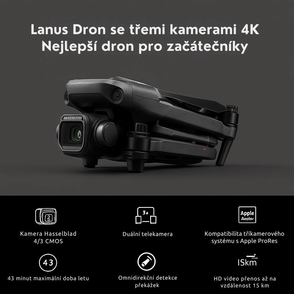 SkyLanus – Perfektní 4K dron pro začátečníky i dobrodruhy