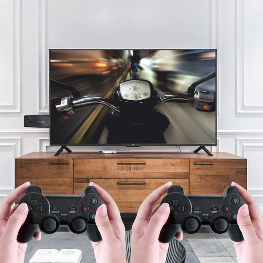RetroBox 2025 🎮 Přenosná konzole s bezdrátovými ovladači!