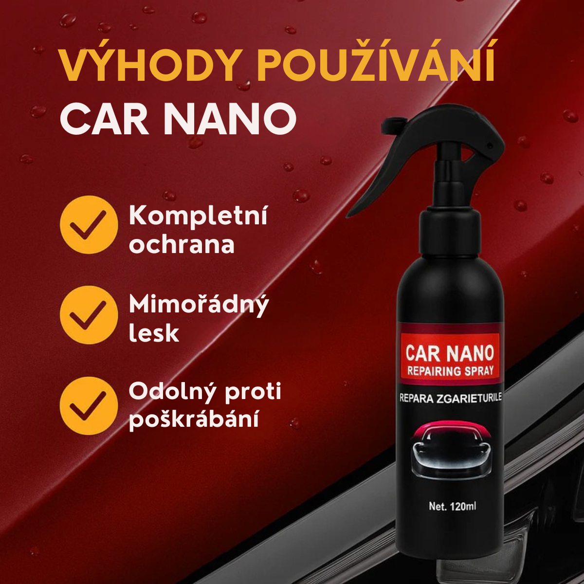 ScratchGuard Pro™ - Ochranný a opravný sprej proti poškrábání
